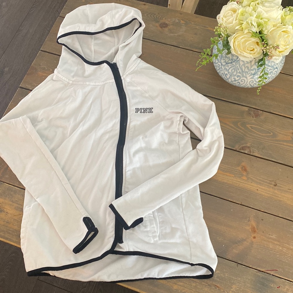 Victoria’s Secret pink zip up light hoodie